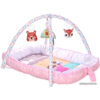 Развивающий коврик Lorelli Детское гнездышко 10300450002 (розовый)