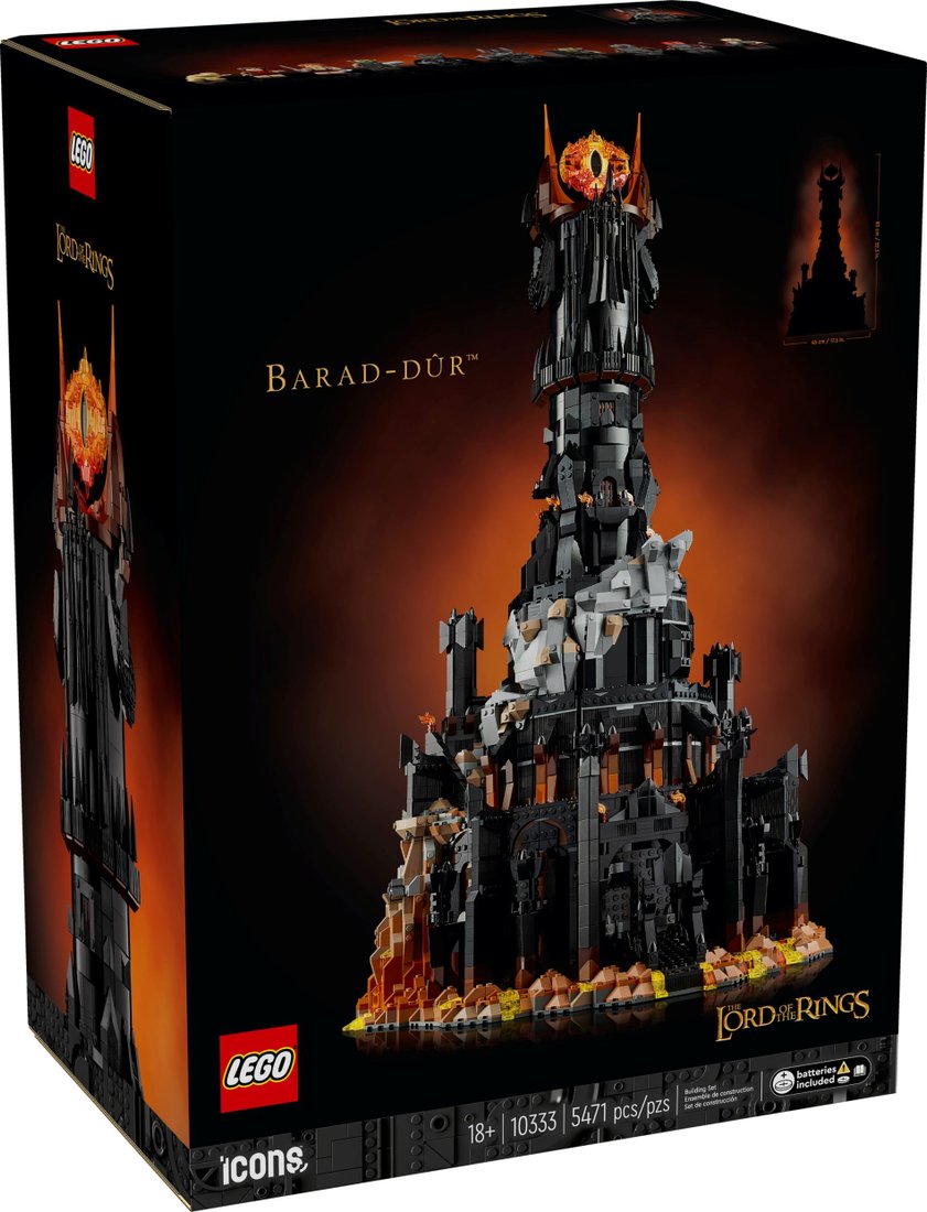 

Конструктор LEGO Icons 10333 Властелин колец: Барад-Дур