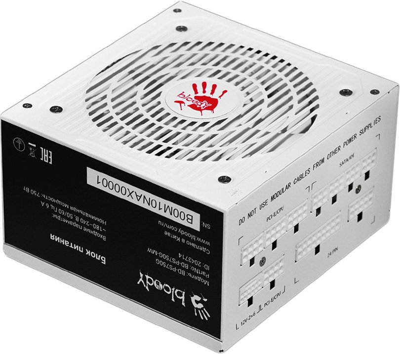 

Блок питания A4Tech Bloody BD-PS750G-MW