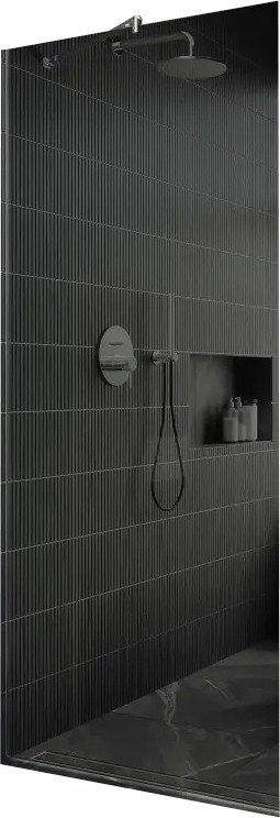 

Душевая стенка MaybahGlass 195x89 MGD-693-5у (графитовое стекло/хром матовый)