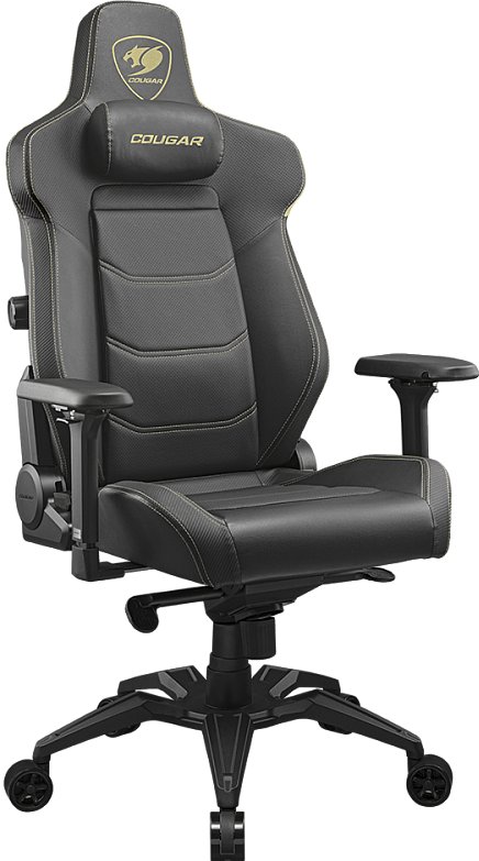 

Игровое (геймерское) кресло Cougar Atlant (черный/золотистый)