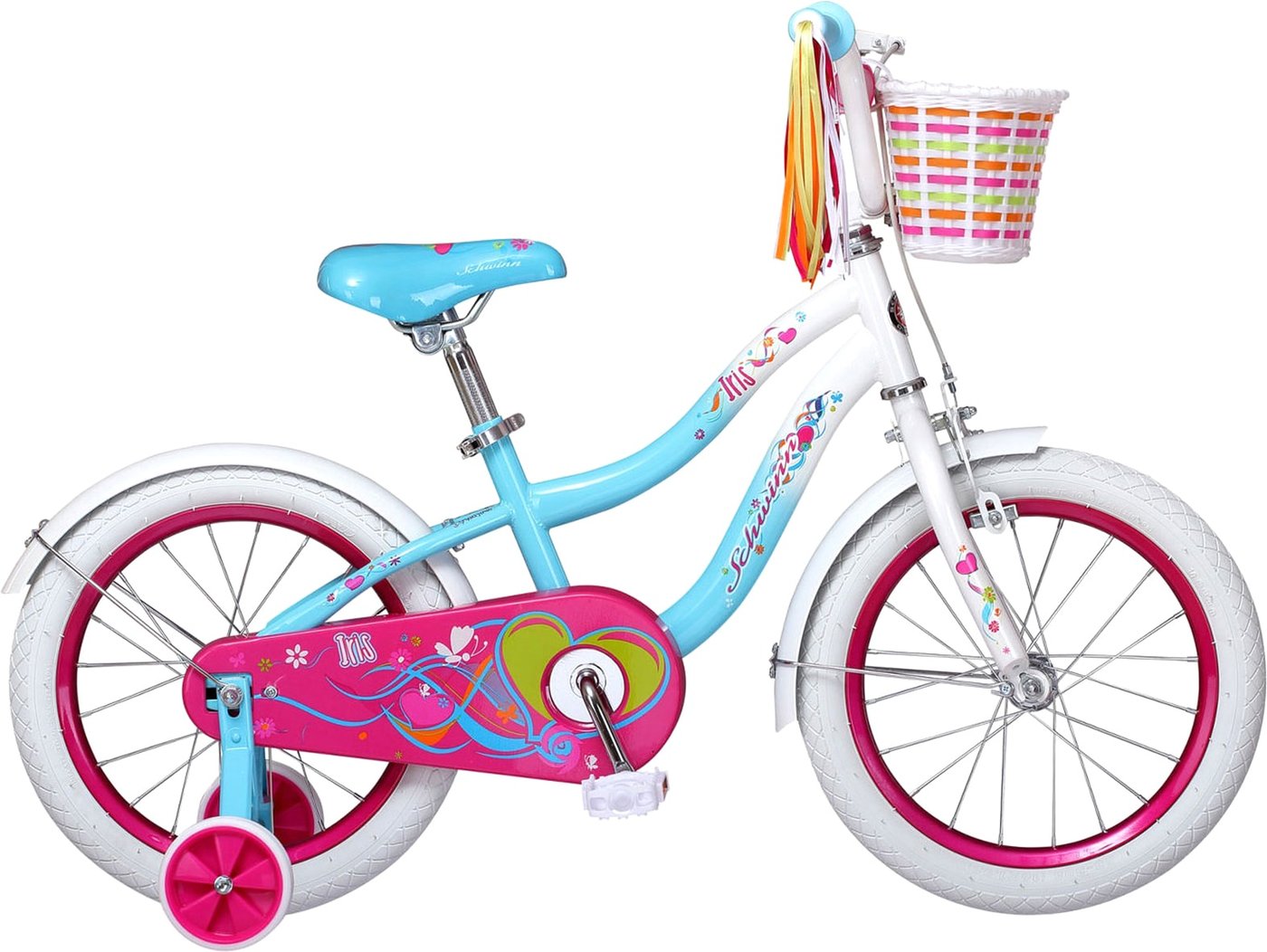 

Детский велосипед Schwinn Iris 16 2022 S1691RU (белый/голубой)