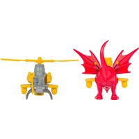 Вертолет Nikko Snap'n Play Красный дракон vs серый ветолет 20301