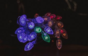 Светодиодная гирлянда Огоньки Шишки 112 4 м (многоцветный)