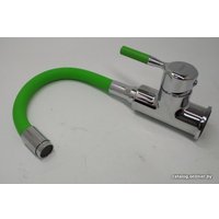 Смеситель Ledeme L1399-5 (хром/зеленый)