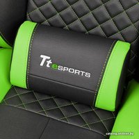 Игровое (геймерское) кресло TteSports GT Fit F100 (черный/зеленый) [GC-GTF-BGMFDL-01]