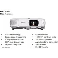 Проектор Epson EH-TW840