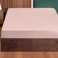 Простыня DO&CO Soft на резинке 90x200x30 12121 (пудра)