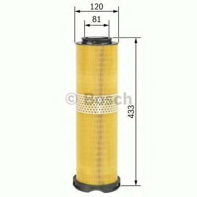 

Воздушный фильтр Bosch F026400205