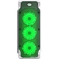 Корпус GameMax StarLight (белый, зеленая подсветка)