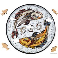 Сборная модель Eco-Wood-Art «КАРПЫ КОИ» S