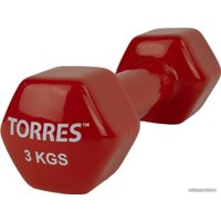 Гантель Torres PL522205 3 кг (красный)