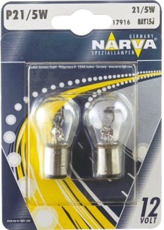 

Лампа накаливания Narva P21/5W 2шт