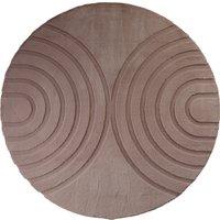 Ковер для жилой комнаты Pixel Rabbit Carving PX4005-DAIRE-BROWN-BROWN (1.6x1.6)