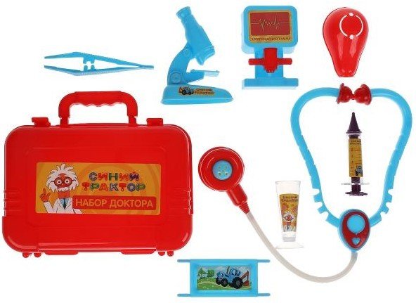 

Игровой набор доктора терапевта Играем вместе Синий трактор A516-H40011-R