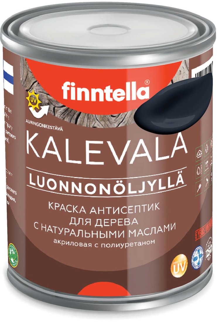 

Краска Finntella Kalevala Nevy F-13-1-1-FL001 0.9 л (синий)