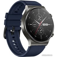 Ремешок Hurtel Silicone Strap для Huawei Watch GT/GT 2/GT 2 Pro, 46мм (синий)