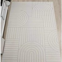 Ковер для жилой комнаты Radjab Carpet Сканди Сизаль Прямоугольник 10946A 12267RK (2.4x3.4, Krem/Krem)