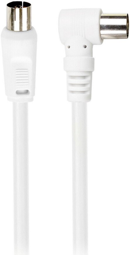 Кабель SmartBuy KTV115 M - M угловой (3 м, белый)