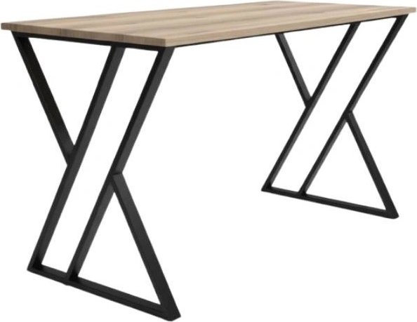 Офисный стол King Style Фрэй Black (дуб элисон светлый)