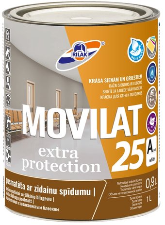 Краска Рижский лакокрасочный завод MOVILAT 25 База 1 0.9л