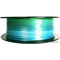 Пластик Gembird PLA Silk 1.75 мм 1000 г (зелено-голубой)