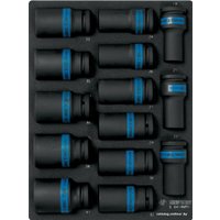 Набор головок слесарных King Tony 6414MP