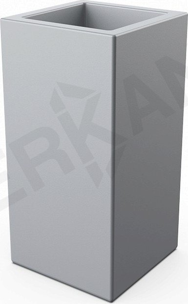 

Кашпо Berkano Cubric 40*80 DB (серый)