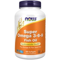 БАД Now Foods Super Omega 3-6-9 (180 капсул)