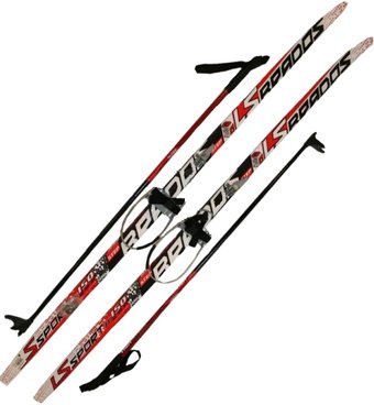 Лыжи STC детские с полужестким креплением (150 см)