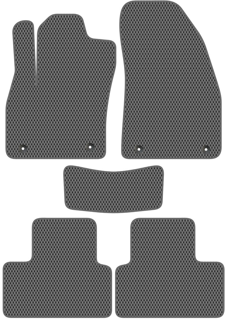 

Комплект ковриков для авто Alicosta Volvo XC40 I (suv) 2017 - Н.В. (серый, ромб)