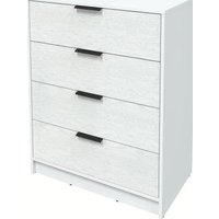 Комод Интерлиния Концепт КТ-К80 Глосс (белый платинум/дуб полярный)