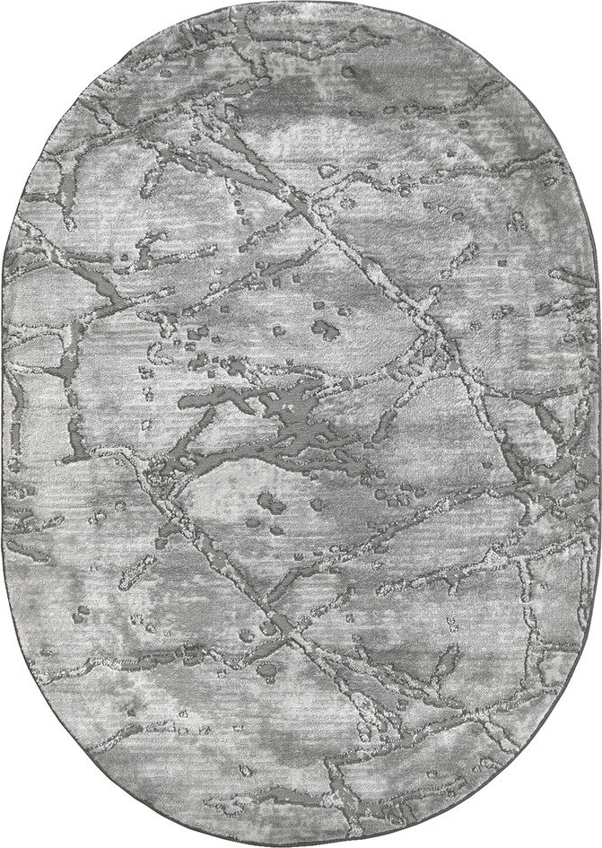 

Ковер для жилой комнаты Safyun Eva LZ191-LIGHT-GREY-OVAL (0.8x1.5)