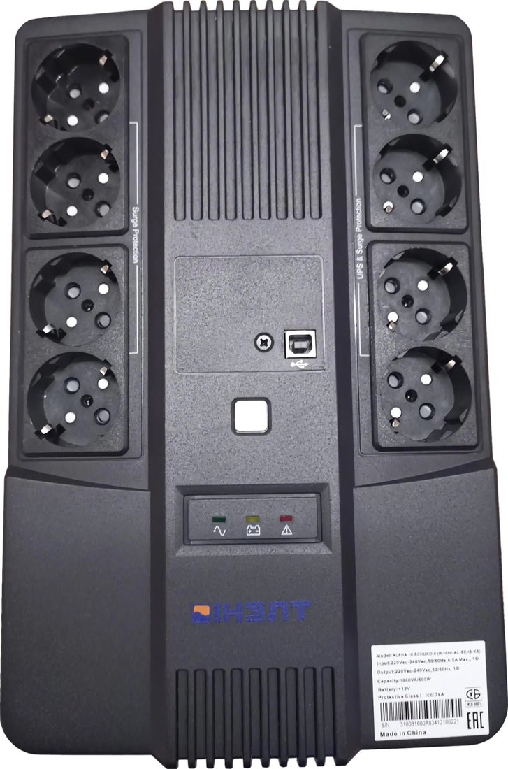 

Источник бесперебойного питания IНЭЛТ Alpha 650 Schuko-8 IN650-AL-SCH8-KS