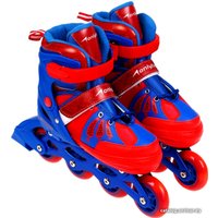 Роликовые коньки Onlitop 9314689 (р. 30-33, синий/красный)