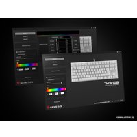 Клавиатура Genesis Thor 303 TKL RGB (белый, нет кириллицы)