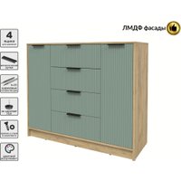 Тумба Интерлиния Концепт Лайн КТ-Т120 (дуб золотой/мята)