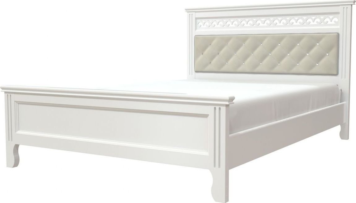 

Кровать Bravo Мебель Грация 140х200 (белый античный)