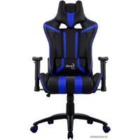 Игровое (геймерское) кресло AeroCool AC120 AIR (черный/синий)