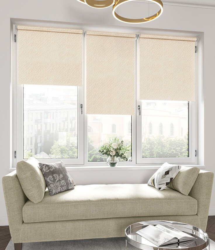 

Рулонные шторы Legrand Бриз 66x175 (пудра)