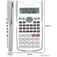 Инженерный калькулятор Deli D82MS (белый)