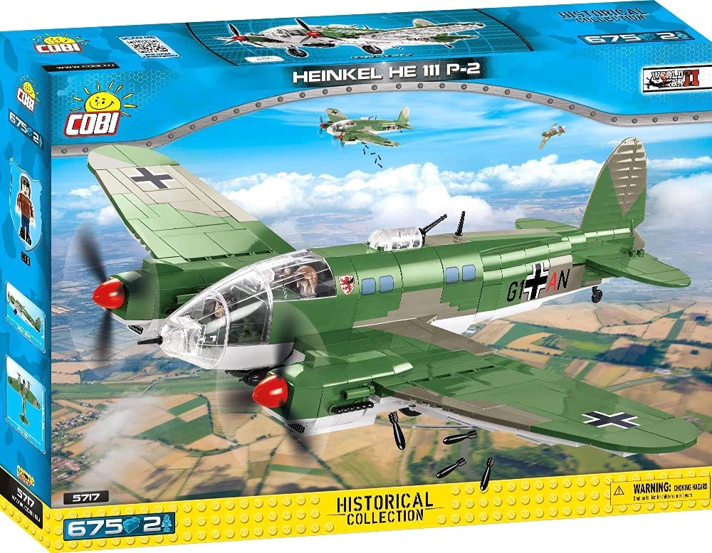 

Конструктор Cobi World War II 5717 Heinkel He 111 P-2