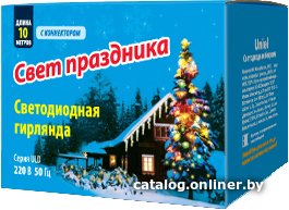 Светодиодная гирлянда Uniel ULD-S1000-120/TWK Blue