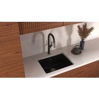 Кухонная мойка Aquasanita Arca SQA102W (черный 601)