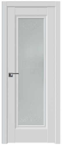 ProfilDoors 2.35U R 80x200 (аляска, стекло Франческа кристалл)