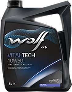Моторное масло Wolf Vital Tech 10W-60 1л