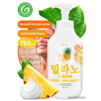  Grass Пенка для душа Milana с экстрактом ананаса 750 мл