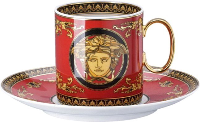 

Чашка с блюдцем Versace Medusa 19335-409605-14740