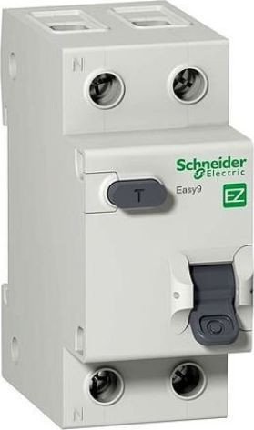 

Дифференциальный автомат Schneider Electric Easy9 1П+Н 25А 30мА С АС 4.5кА EZ9D34625