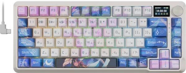 

Клавиатура Redragon Flekact Pro (белый/сиреневый/синий)
